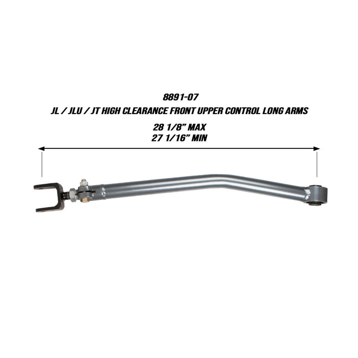 Jeep JL / JLU / JT High Clearance Front Control Upper Long Arm, view 2