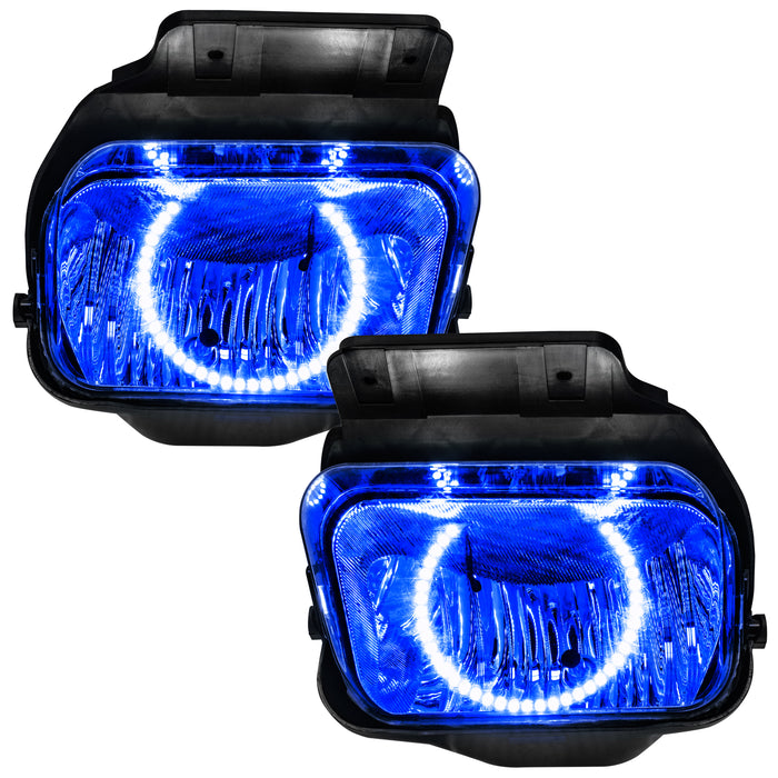 ORACLE 2003-2006 Chevrolet Silverado Pre-Assembled LED Halo Fog Lights - Blue