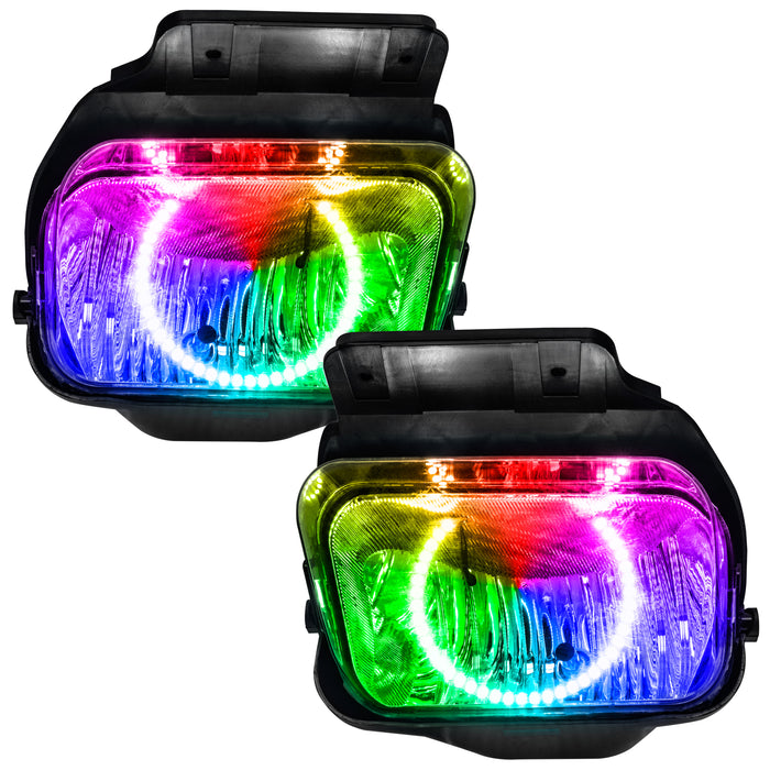 ORACLE 2003-2006 Chevrolet Silverado Pre-Assembled LED Halo Fog Lights - ColorSHIFT