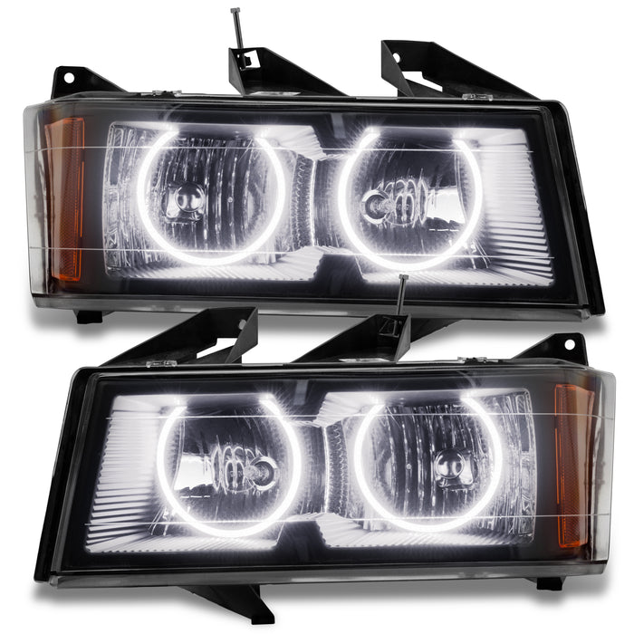 ORACLE 2004-2012 Chevrolet Colorado Pre-Assembled LED Halo Headlights - White