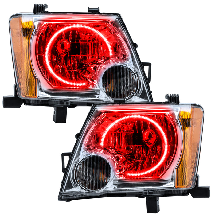 ORACLE 2005-2014 Nissan Xterra Pre-Assembled LED Halo Headlights - Red