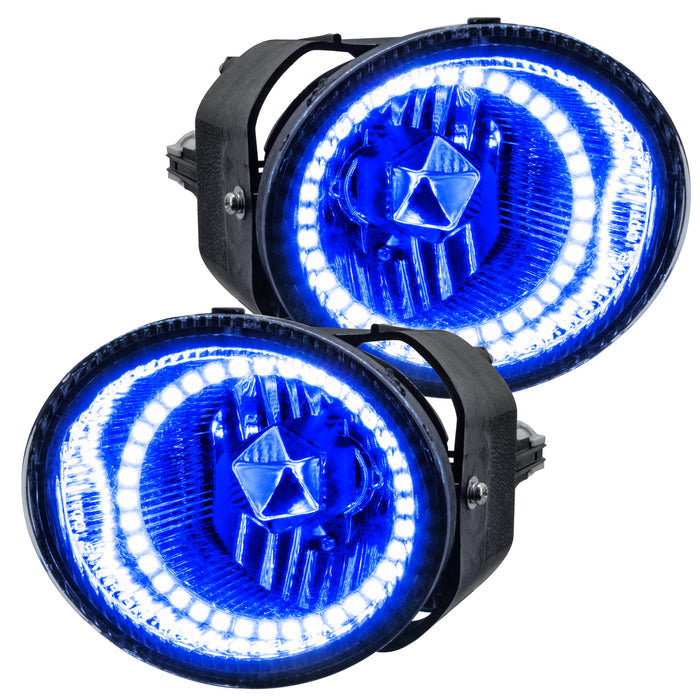 ORACLE 2001-2002 Nissan Frontier Pre-Assembled LED Halo Fog Lights - Blue