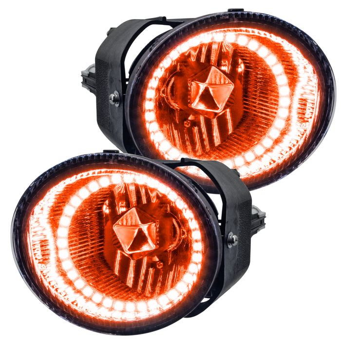 ORACLE 2001-2002 Nissan Frontier Pre-Assembled LED Halo Fog Lights - Amber
