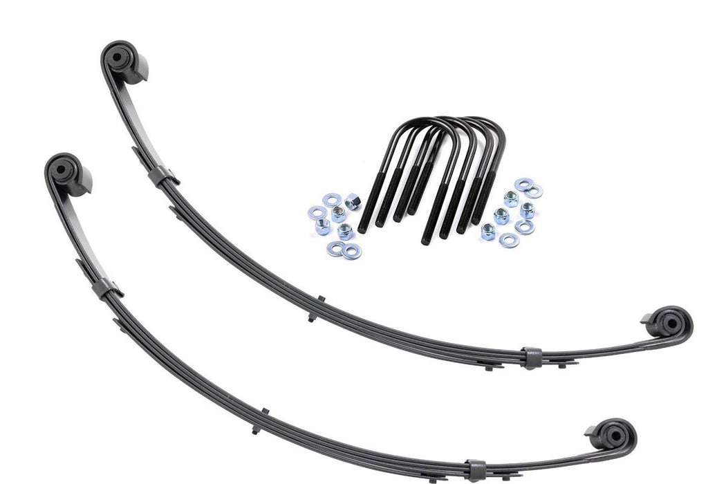 Front Leaf Springs - Military Wrap - 4 inch Lift - Pair - Jeep Wrangler YJ (87-95)