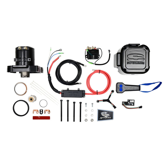Superwinch Replacement Motor End Assembly | With Motor, Cables, Brake, Wireless Remote | P/N 90-42788, view 3