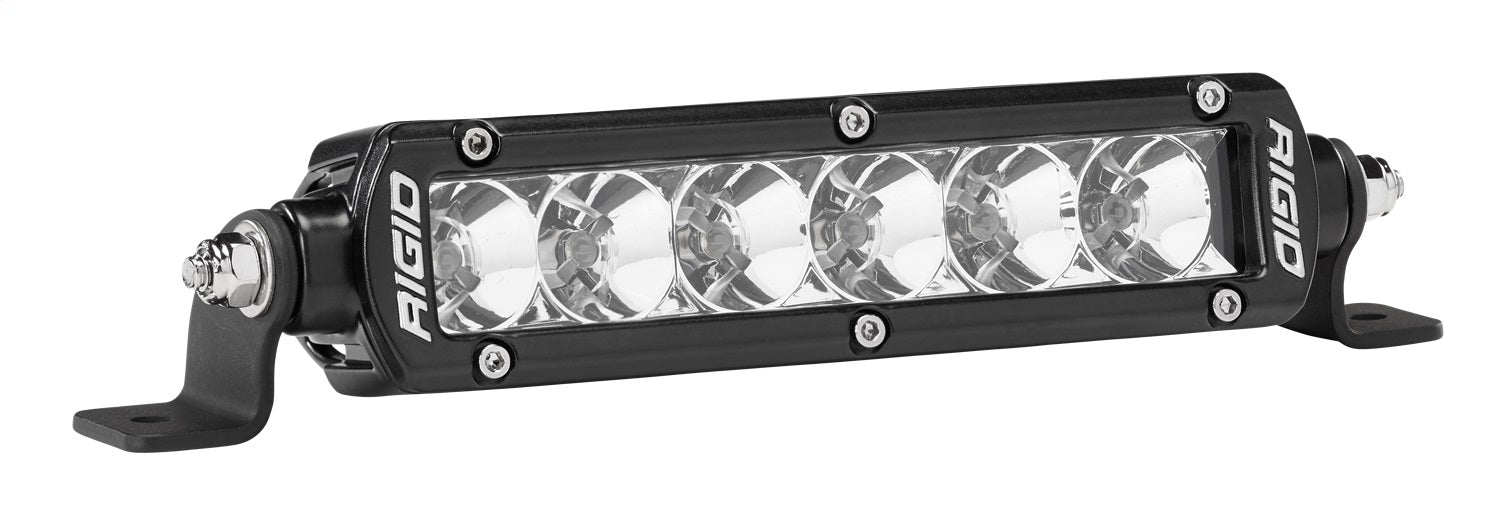 RIGID Industries 906113 SR-Series PRO LED Light, Flood Optic, 6 Inch, Black Housing