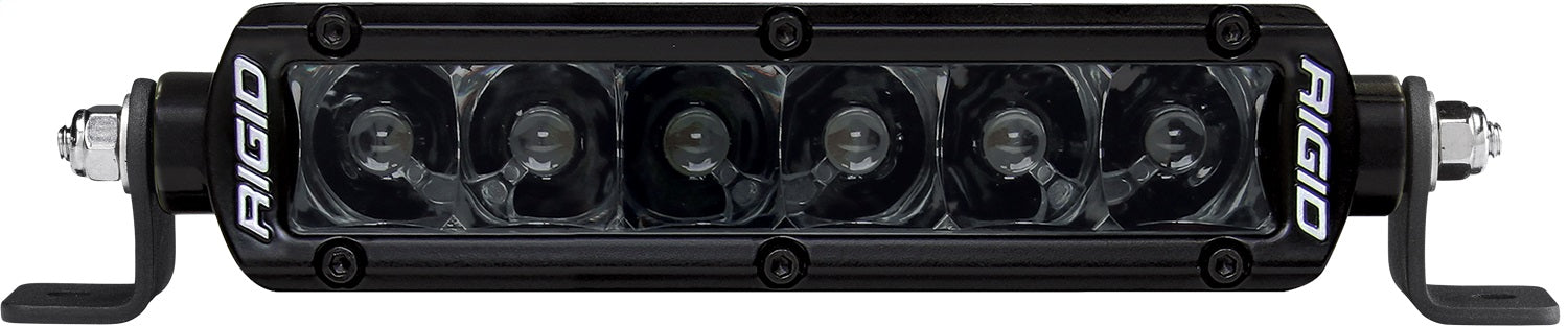 RIGID Industries 906213BLK SR-Series PRO Midnight Edition LED Light, Spot Optic, 6 Inch