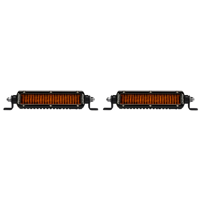 RIGID Industries SR-Series SAE 6 Inch with Amber PRO Lens - Pair