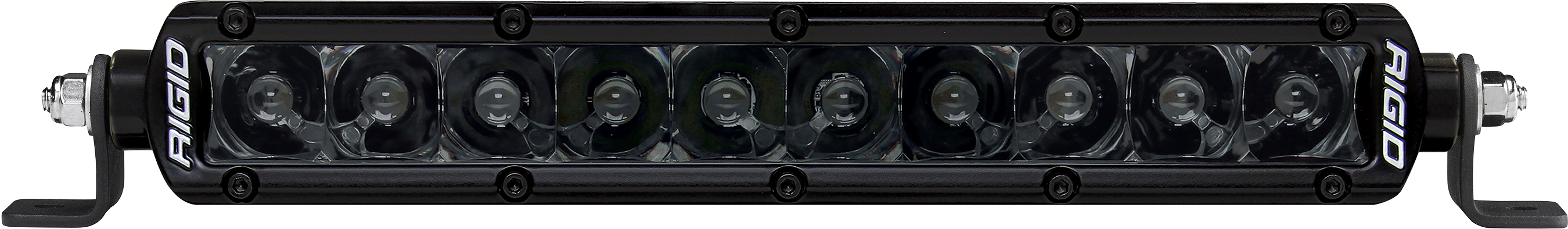 RIGID Industries 910213BLK SR-Series PRO Midnight Edition LED Light, Spot Optic, 10 Inch