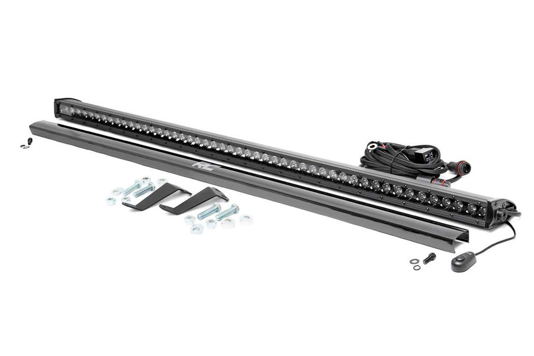 LED Light Kit - Cage Mount - 50 inch Black Single Row - Honda Pioneer 1000