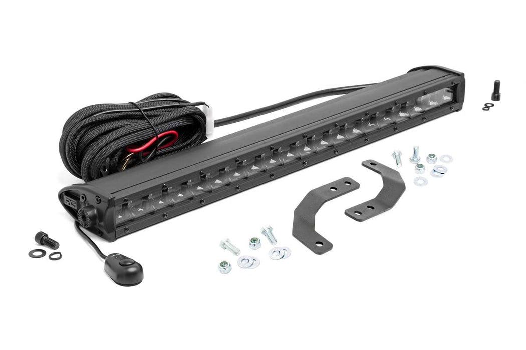 Rough Country LED Light Kit - Under Bed Mount - 20" Black Single Row | Polaris Ranger XP 1000 | P/N 93016