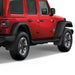 Molded Front Splash Guards, Narrow Body, Black, Set of 2