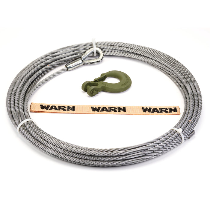 Warn 94280 WIRE ROPE ASSEMBLY 7/16 Inch Diameter x 75 Foot