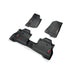 All-Weather Floor Mats, 4-Piece, Black, Red Jeep Logo