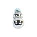 Trailer Hitch Ball, 2 in Ball, 1 in Shank, Chrome