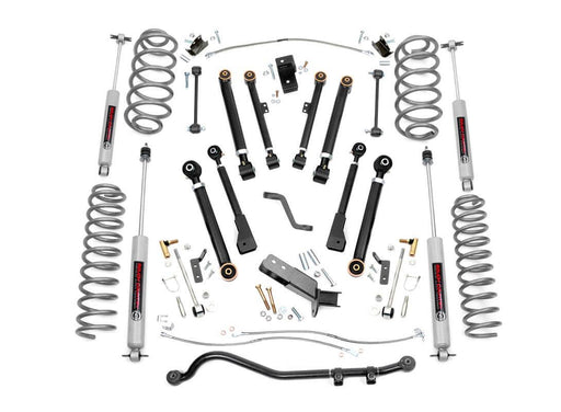 Rough Country 4 Inch Lift Kit, X-Series, Jeep Wrangler TJ (1997-2006)/Wrangler Unlimited (2004-2006)