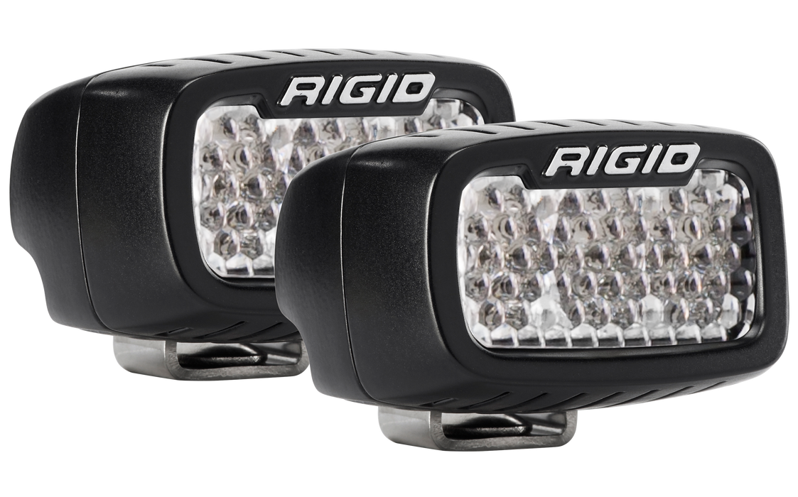 RIGID SR-M Series PRO Flood Diffused Backup Kit Pods | Black