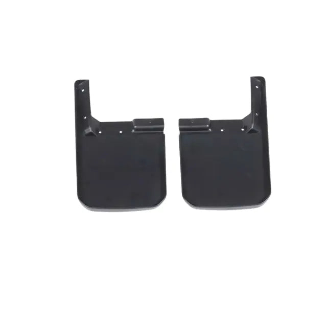Molded Front Splash Guards, Narrow Body, Black, Set of 2