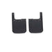 Molded Front Splash Guards, Narrow Body, Black, Set of 2