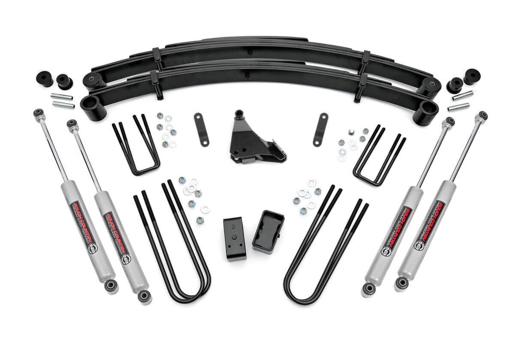 Rough Country 4 Inch Lift Kit - Rear Blocks | Ford F-250/F-350 Super Duty 4WD (1999-2004)