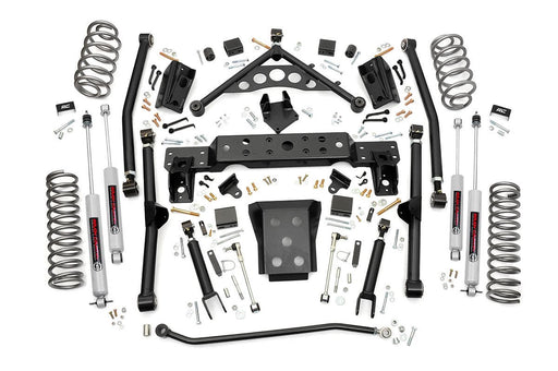 Rough Country 4 Inch Lift Kit, Long Arm, Jeep Grand Cherokee WJ 4WD (1999-2004)