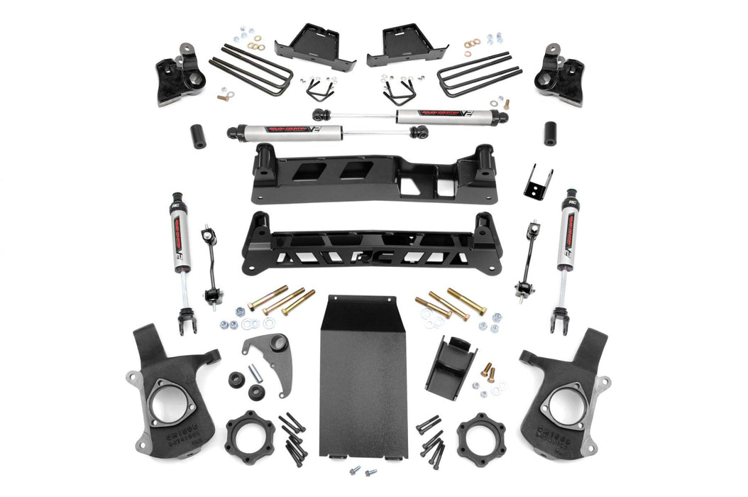 Rough Country 4 Inch Lift Kit - V2 | Chevy Silverado &amp; GMC Sierra 1500 4WD (1999-2006 &amp; Classic)
