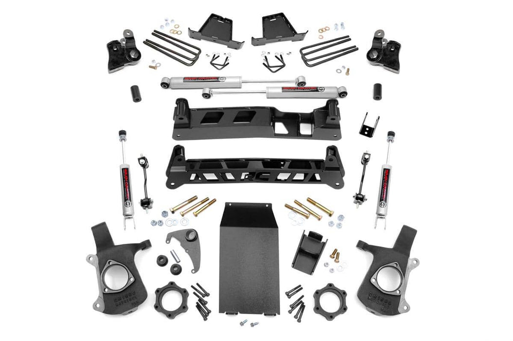 Rough Country 6 Inch Lift Kit, Chevy Silverado & GMC Sierra 1500 4WD (1999-2006 & Classic)