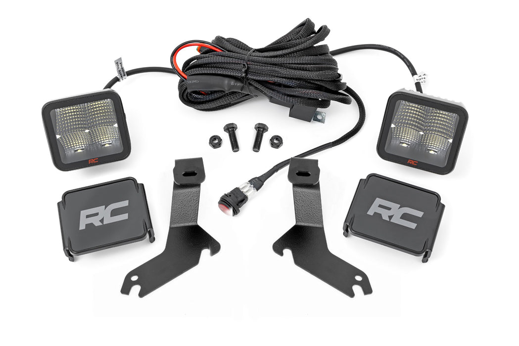 LED Light Kit - Ditch Mount - 2 inch Spectrum Pair - Spot - Chevy Silverado 1500 (99-06)