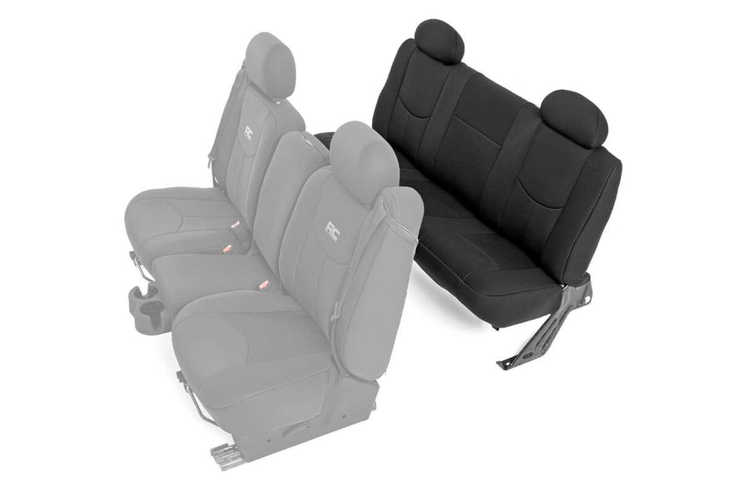 Rough Country Rear Seat Covers - Full Bench | Chevy/GMC 1500 (99-06 &amp; Classic)
