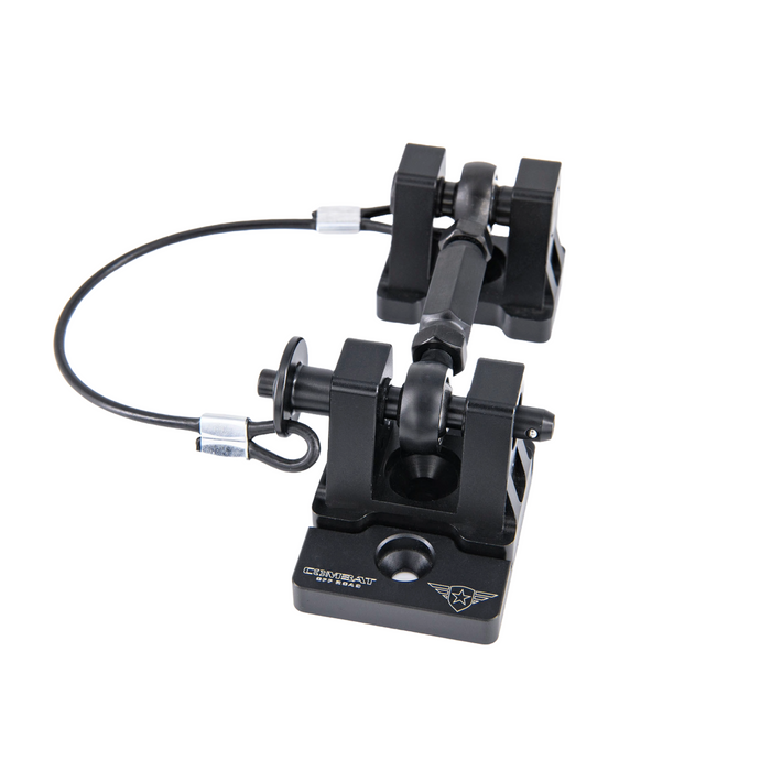 Combat Off Road Billet Aluminum Hood Latch Set - Black Out Series | JK/JL/JT (07-26) | P/N 99-1091