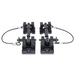 Combat Off Road Billet Aluminum Hood Latch Set - Black Out Series | JK/JL/JT (07-26) | P/N 99-1091