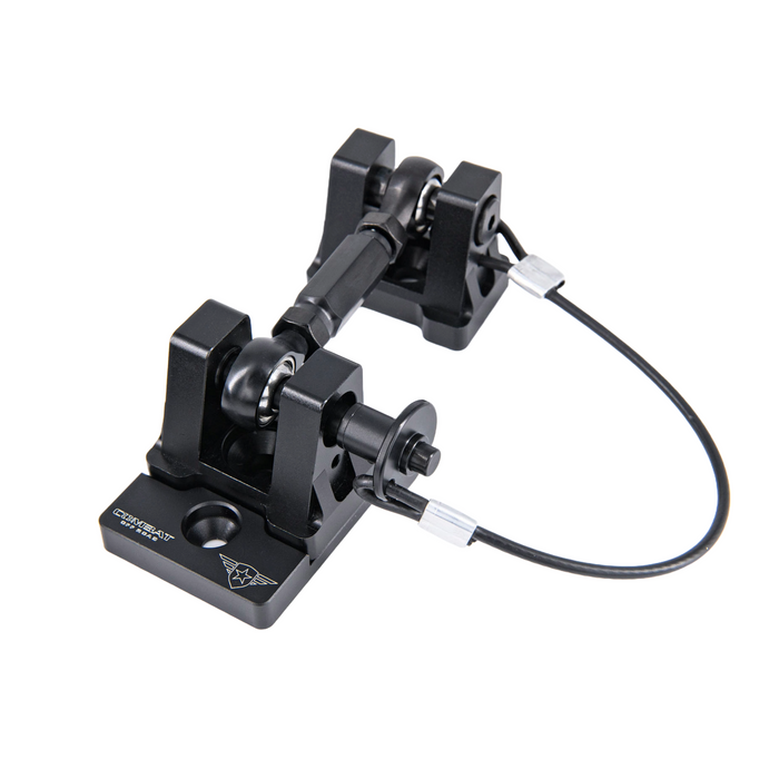 Combat Off Road Off-the-Turnbuckle Billet Aluminum Hood Latches - Black Out Series | Jeep Wrangler JK/JL & Gladiator JT (07-26) | P/N 99-1091