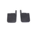 Molded Front Splash Guards, Narrow Body, Black, Set of 2