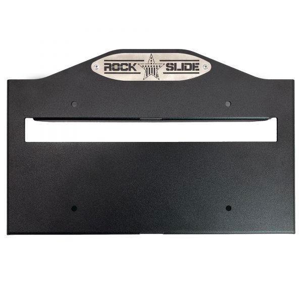 EZ License Plate Mount Black Aluminum Rock Slide Engineering