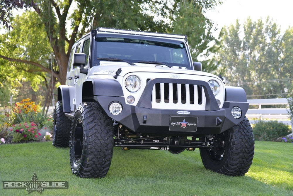 Jeep License Plate Mount For Rigid Series Front Bumper Bolt On Rock Slide Engineering