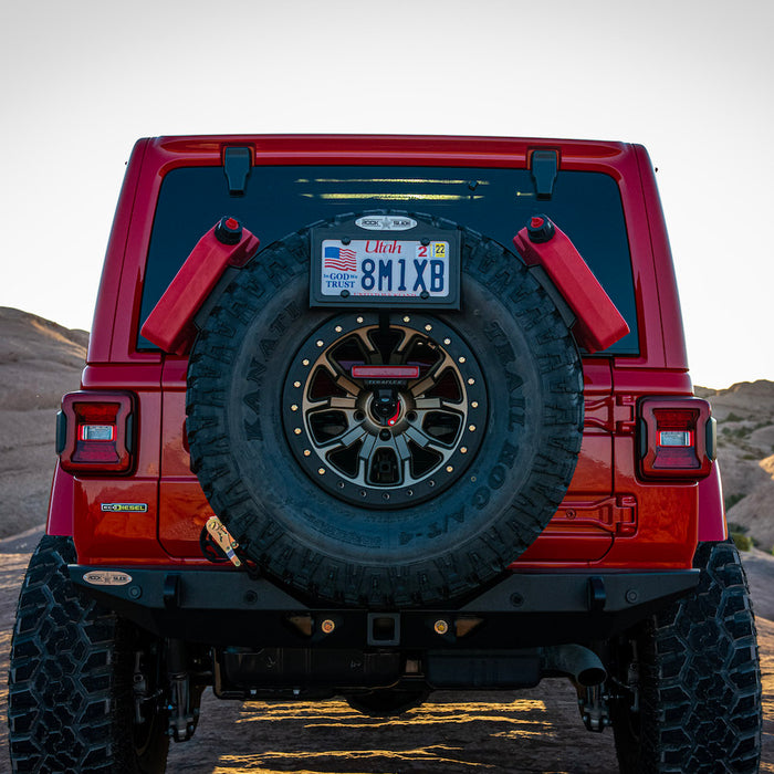 Spare Tire Mount EZ Rack Kit All Tire Sizes Basic Steel Rock Slide Engineering