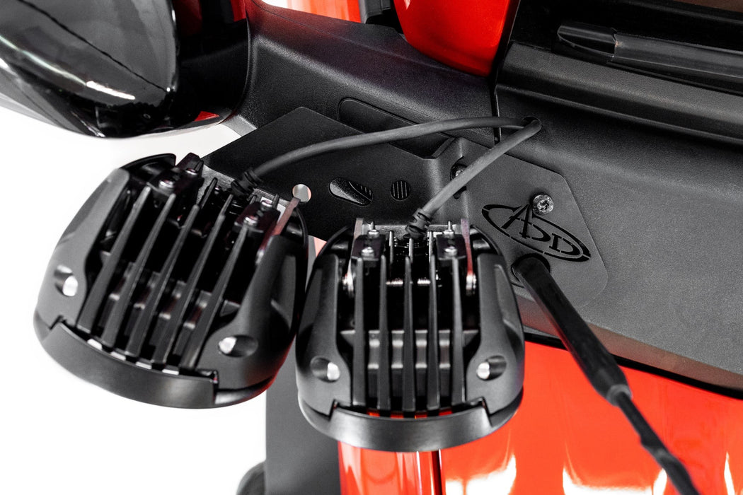 2021-2023 Ford Bronco & Bronco Raptor Dual Ditch Light Brackets, view 2