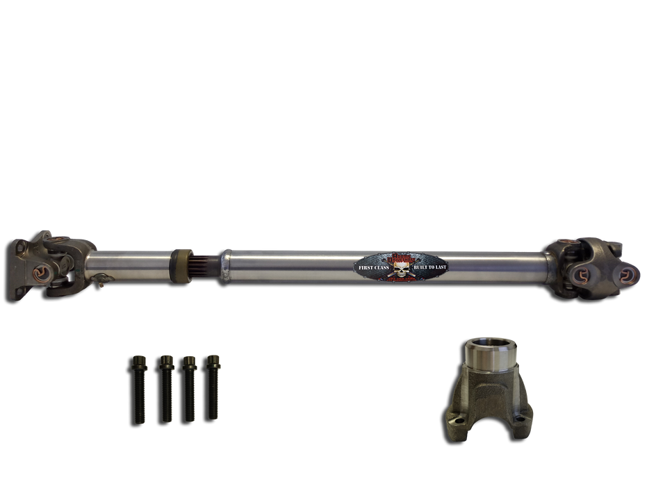 JT Front 1310 Solid CV Driveshaft with Flange