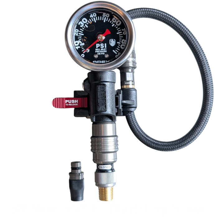 APEX Designs PTI 90 PSI Tire Inflator - Composite Edition | P/N X02-08-024