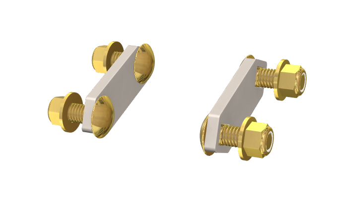 TJ/LJ Rear Frame Tie in Bracket Set