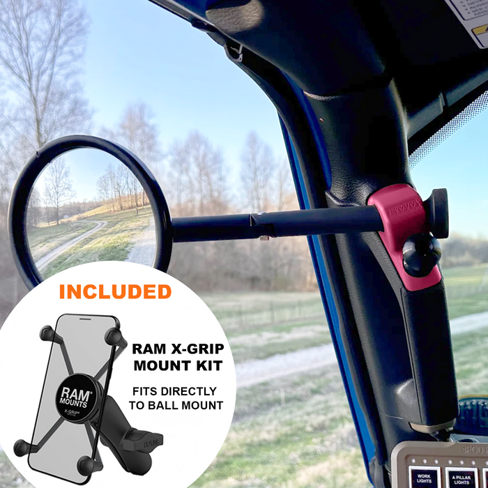 **2024** Gladiator / JT A-Pillar Side Jeep Mirrors with Base Mount Driver AND Passenger (Copy)