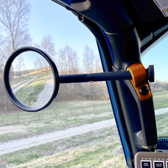 **2024** JL/JLU A-Pillar Side Jeep Mirrors with Base Mount Driver AND Passenger