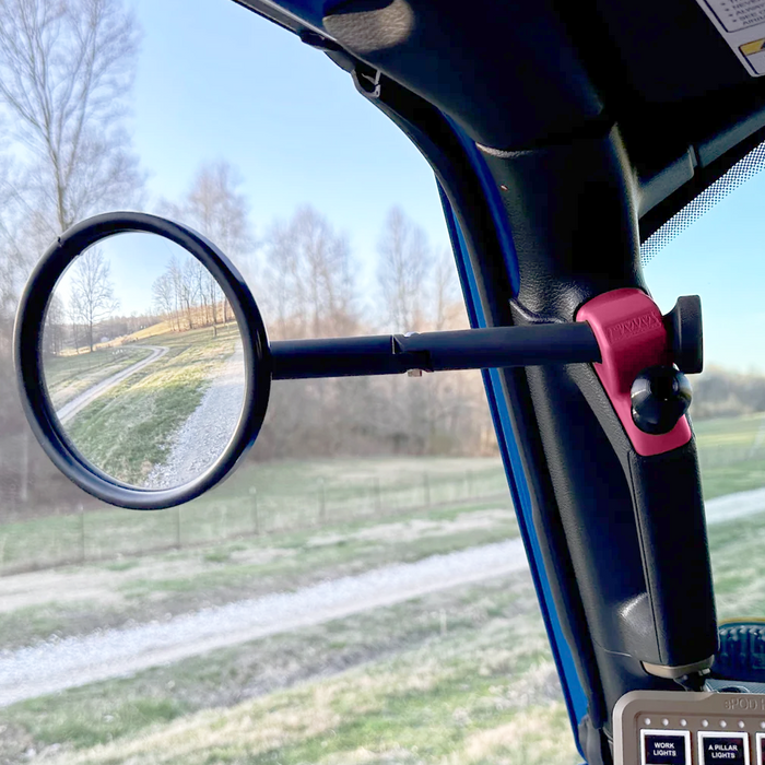 **2024** JL/JLU A-Pillar Side Jeep Mirrors with Base Mount Driver AND Passenger