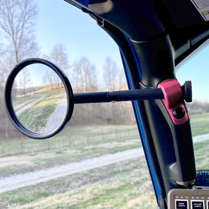 **2024** JL/JLU A-Pillar Side Jeep Mirrors with Base Mount Driver AND Passenger