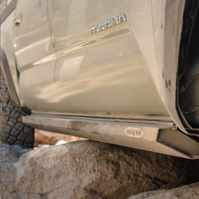 Tacoma Rock Sliders Passenger Side Sub Part For 05-23 Toyota Tacoma Black Powdercoat Steel Rock Slide Engineering