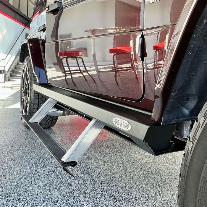 Mercedes-Benz G-Wagen Step Sliders Rock Slide Engineering