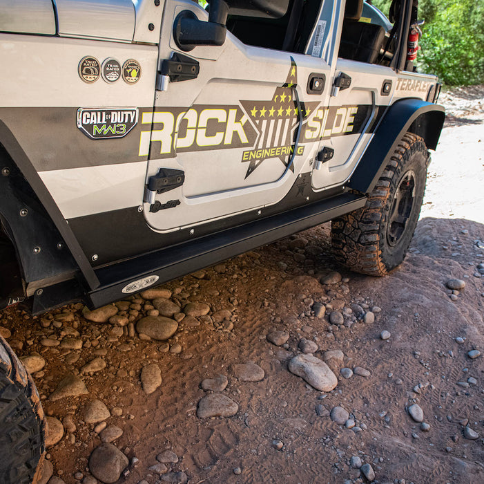 Jeep JK Side Step Slider Set For 07-18 Wrangler JK 4 Door Models Drivers Side Sub Part Rock Slide Engineering