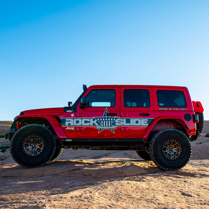 Jeep JL Side Step Sliders For 18-23 Wrangler JL 4 Door Models Drivers Side Sub Part Rock Slide Engineering