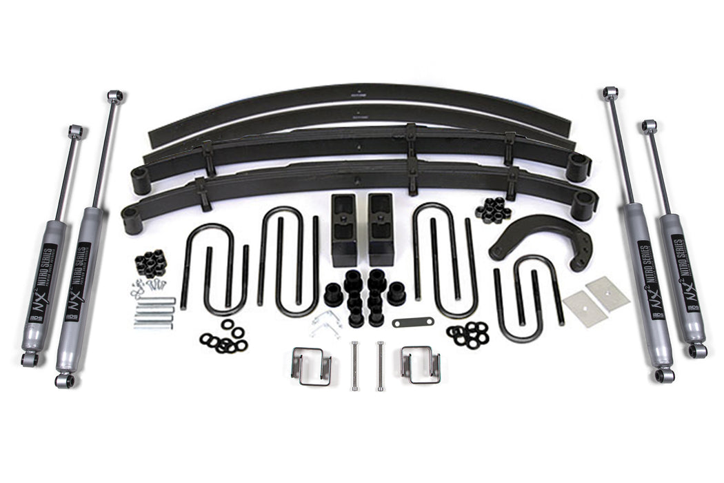 BDS 6" Lift Kit | Chevy/GMC 1/2 Ton Truck/SUV 77-87 4WD 4" Block Kit w/ Add a Leaf