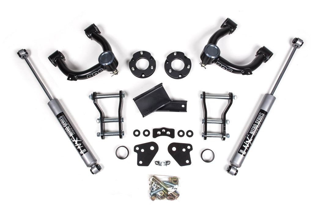 BDS 3.5" Lift Kit | Ford Ranger 19-23 4WD Cast Aluminum Knuckle